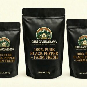 giri gandarva 100% pure black pepper – farm fresh